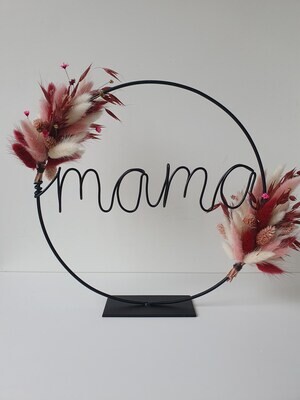 Flowerhoop draadnaam diameter 30 cm - zwart