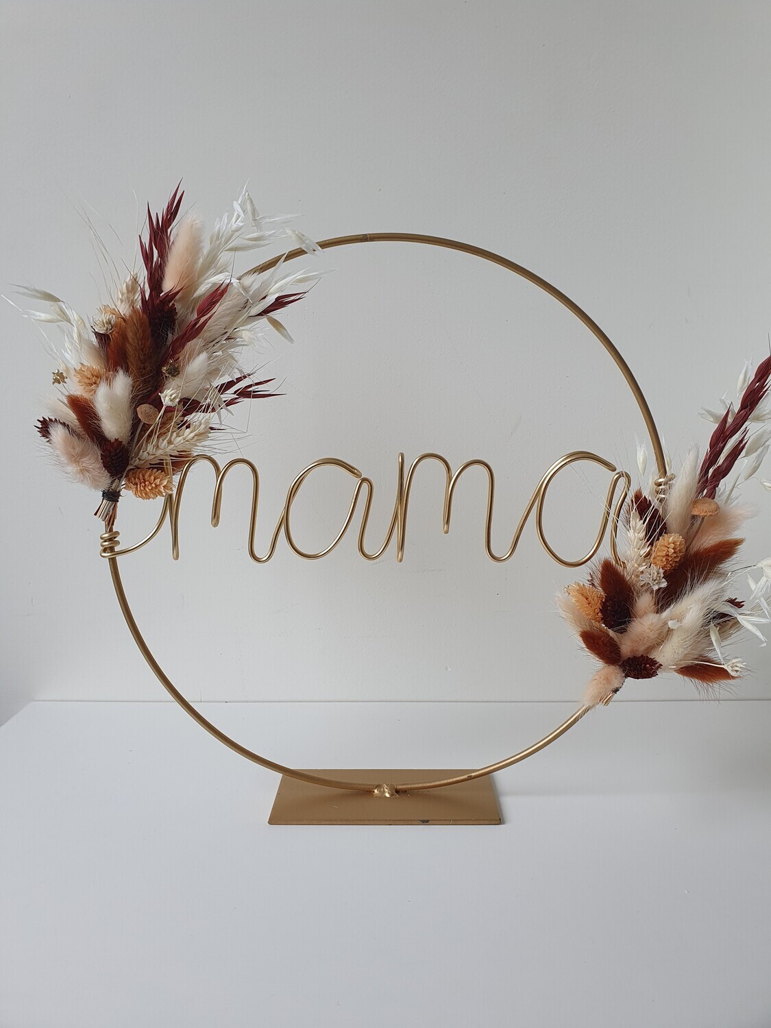 Flowerhoop draadnaam diameter 30 cm - goud