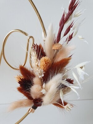 Flowerhoop draadnaam diameter 30 cm - goud