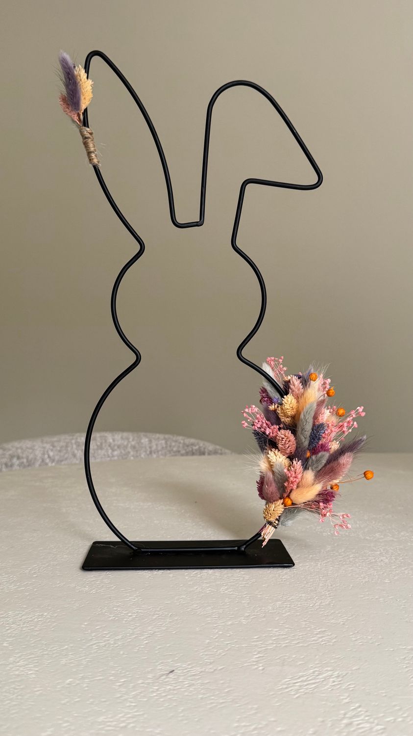 Paasbunny zwart, 40cm