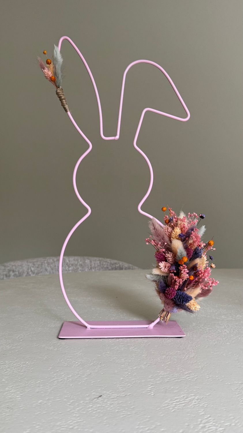 Paasbunny roze, 40cm