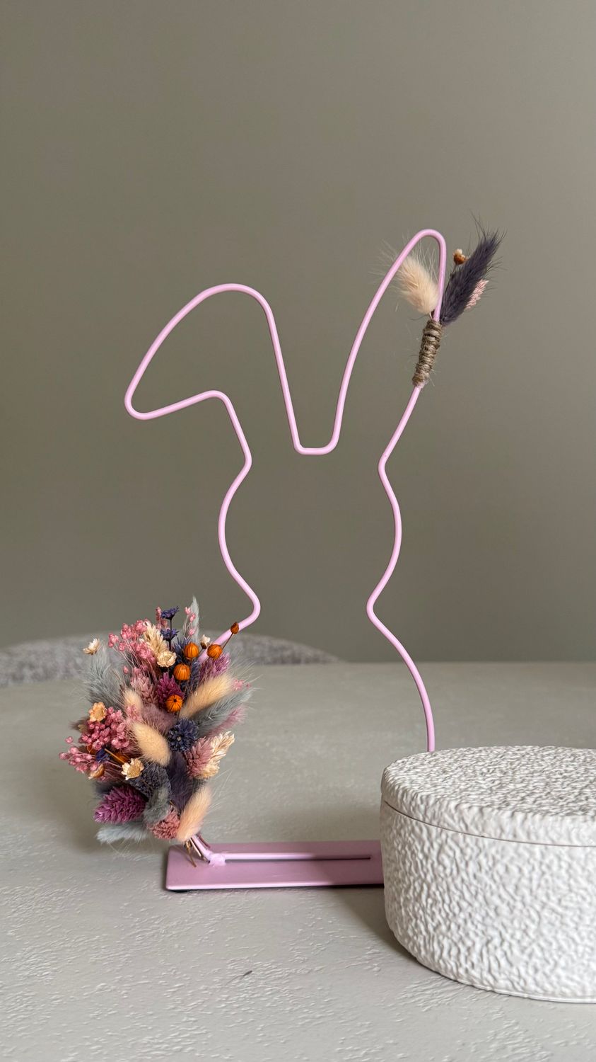 Paasbunny roze, 29cm