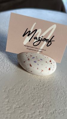 Grote set met onderzetter, theelichthouders en kaarthouder