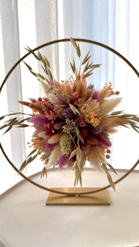 Bloemenwolk zomer - cirkel diameter 25 cm