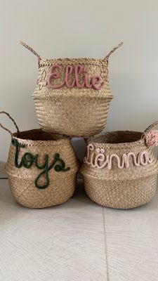 Geweven opbergmand - natuur