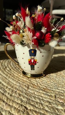 Kerst flowercup - notenkraker