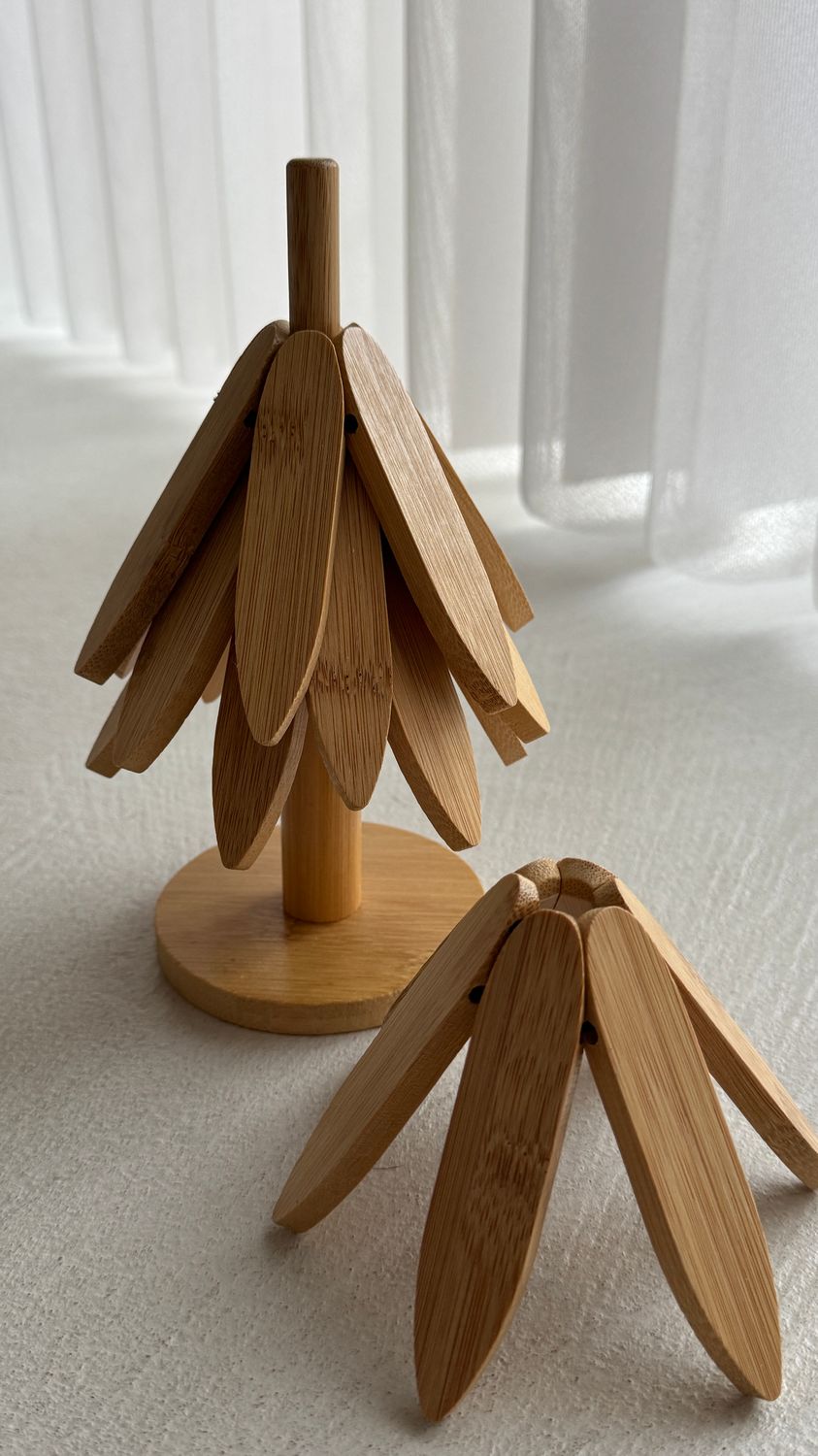 Bamboe onderzetterset natuur