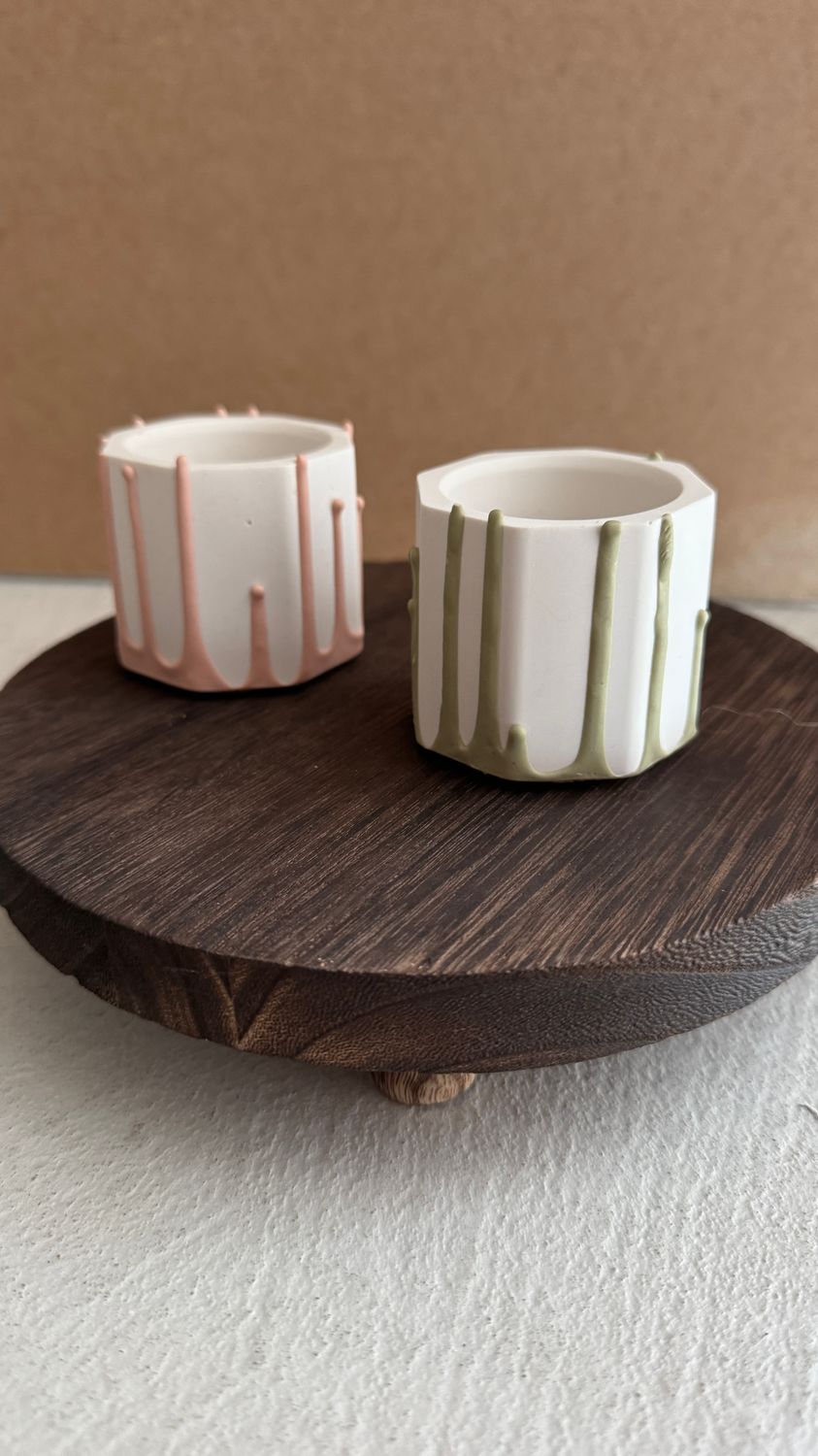 Set van 2 theelichthouders
