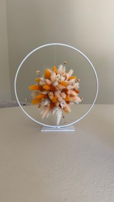 Bloemenwolk sunny - cirkel diameter 25 cm
