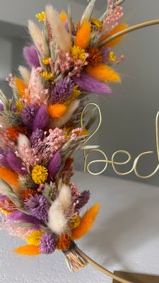 Flowerhoop op voet draadnaam