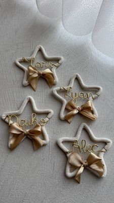 Kerstdecoratie met naam
