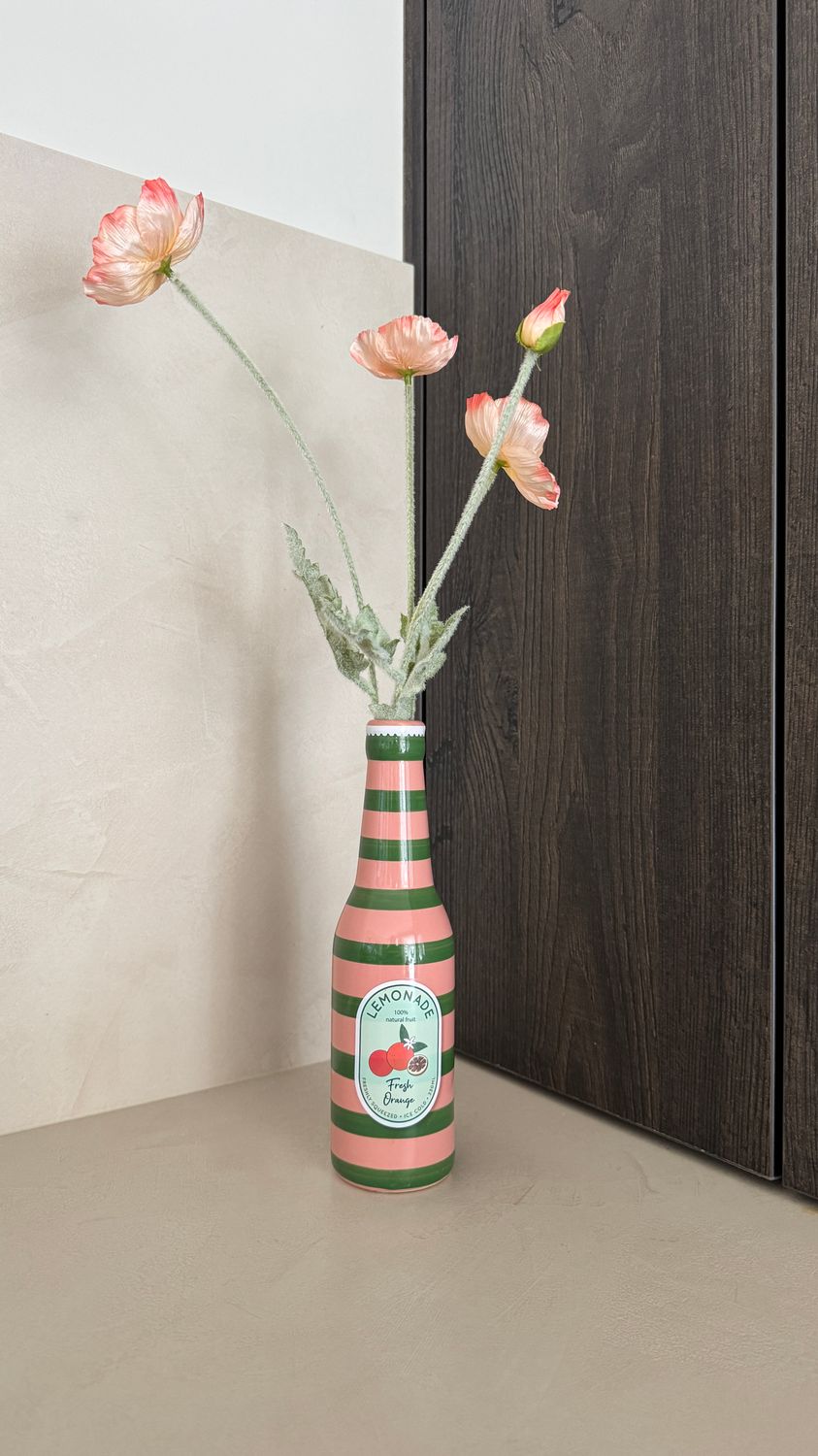 Lemonade &amp; poppy (incl. vaas)