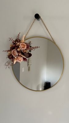 Workshop Spiegel met droogbloemen