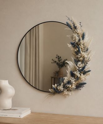 Workshop Spiegel GROOT met droogbloemen