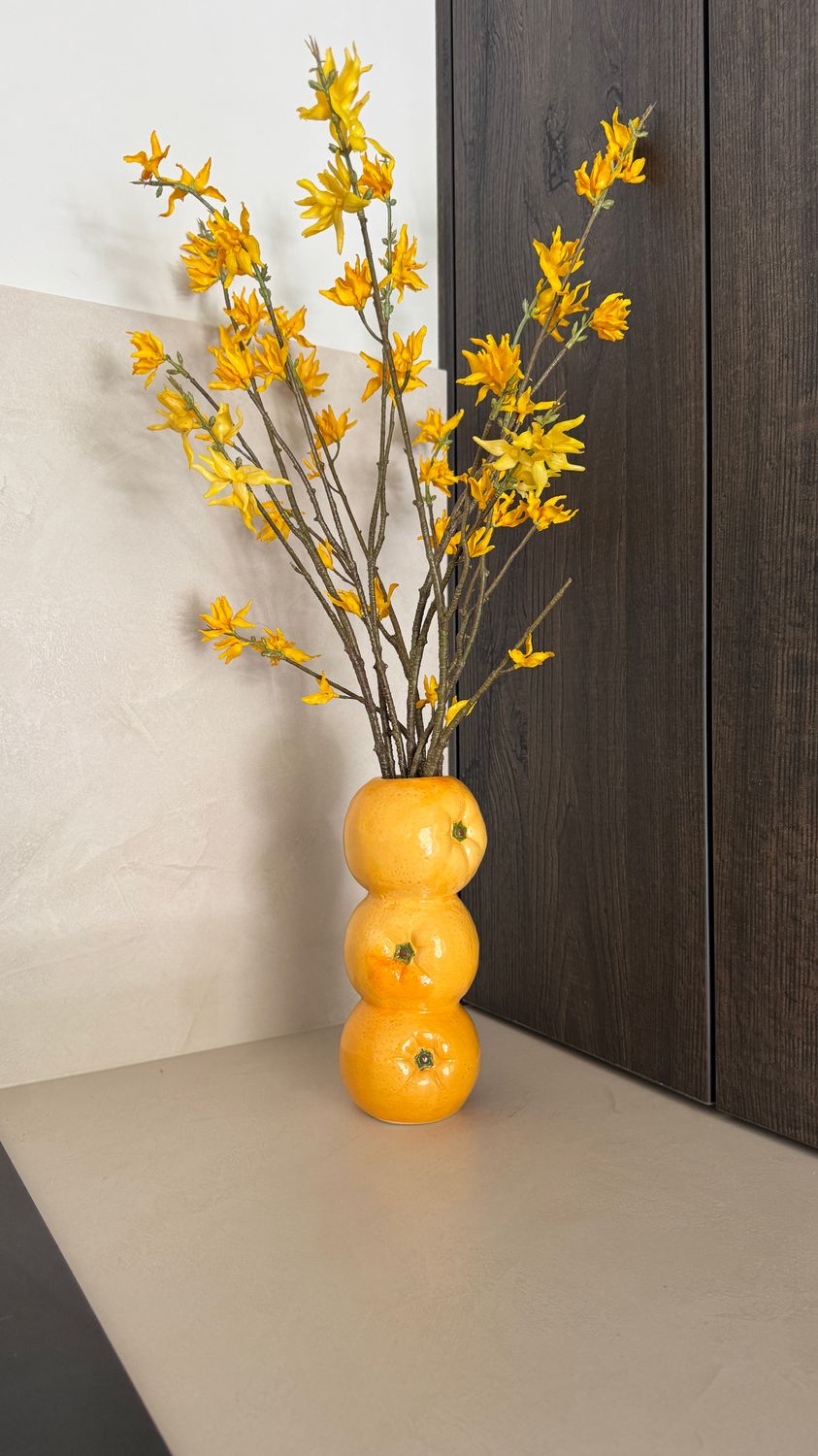 Forsythia takken INCL. vaas