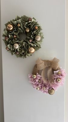 Workshop winterkrans met vliespapier - donderdag 19 nov. 19.30u