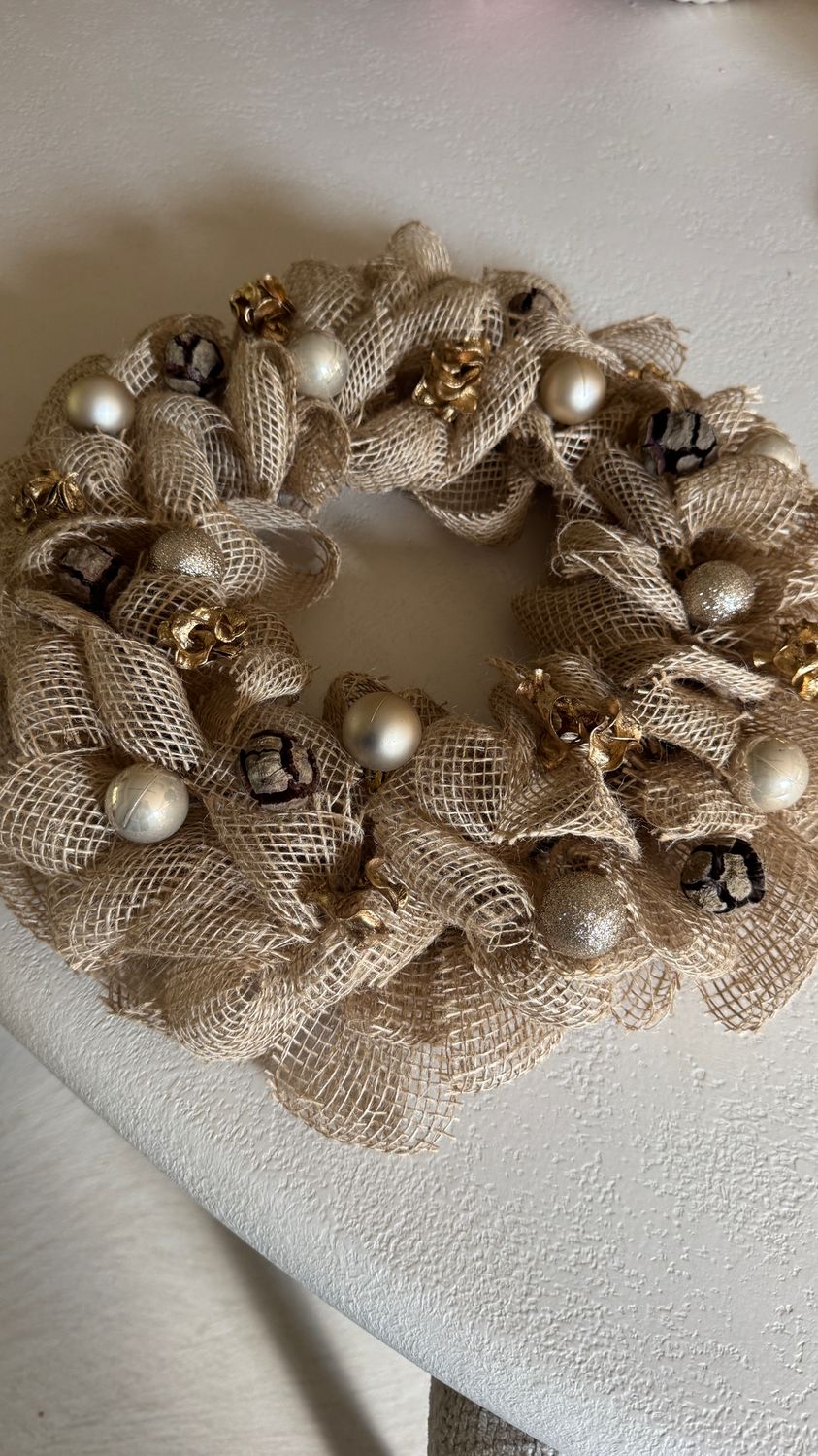 Workshop winterkrans met jute - zaterdag 21 nov. 10u