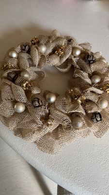 Workshop winterkrans met jute - zaterdag 21 nov. 10u