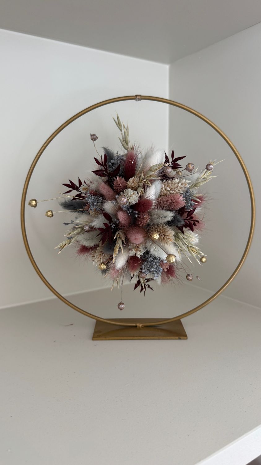Bloemenwolk meadow mist - cirkel diameter 25 cm
