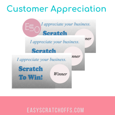 Business Appreciation Scratch off Template