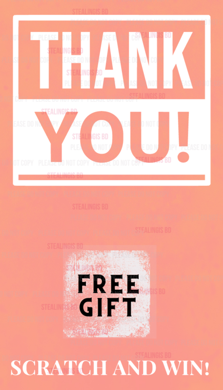 Customer Appreciation Scratch off card