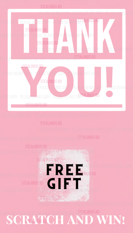 Customer Appreciation Scratch off card