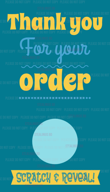 Customer Appreciation Scratch off card Customer Appreciation Scratch off card