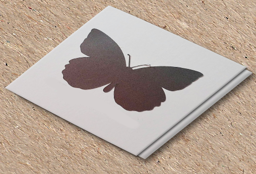 Butterfly scratch off stickers, set of 100