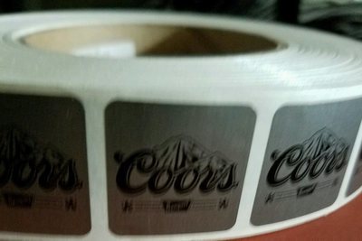 Coors Scratch off stickers- Make your own Scratch off tickets, set of 1,000