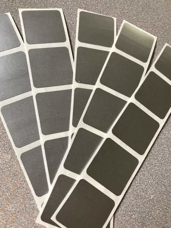 Square scratch off stickers