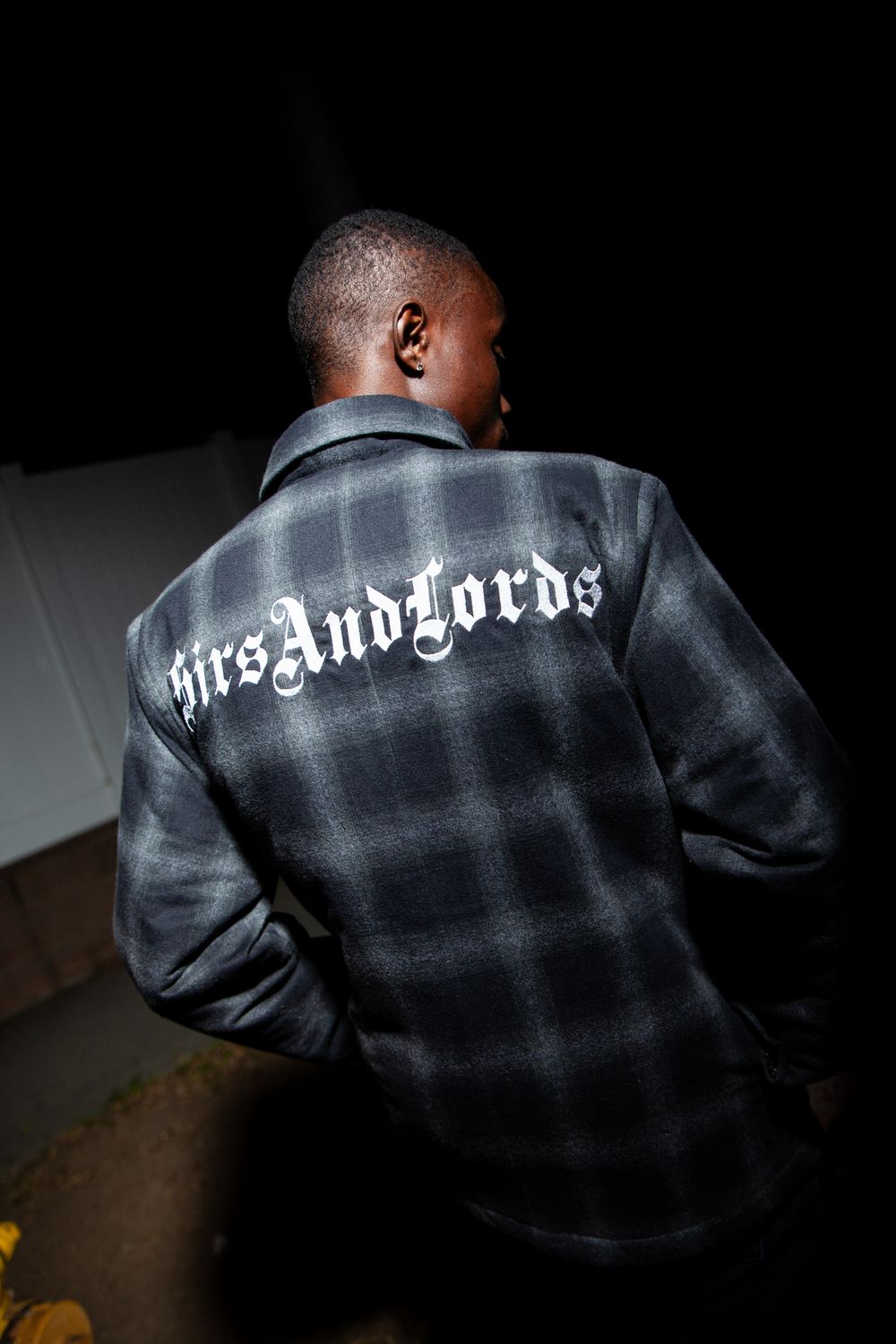 Japanese Flannel-​ Black and Gray