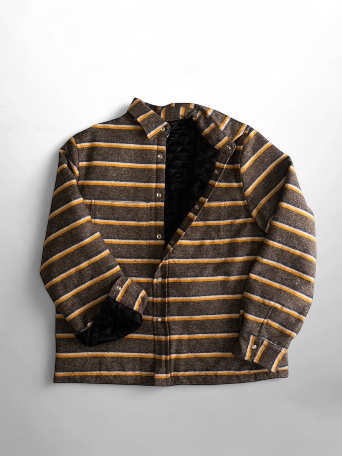 Japanese Flannel- Brown, Yellow and Beige