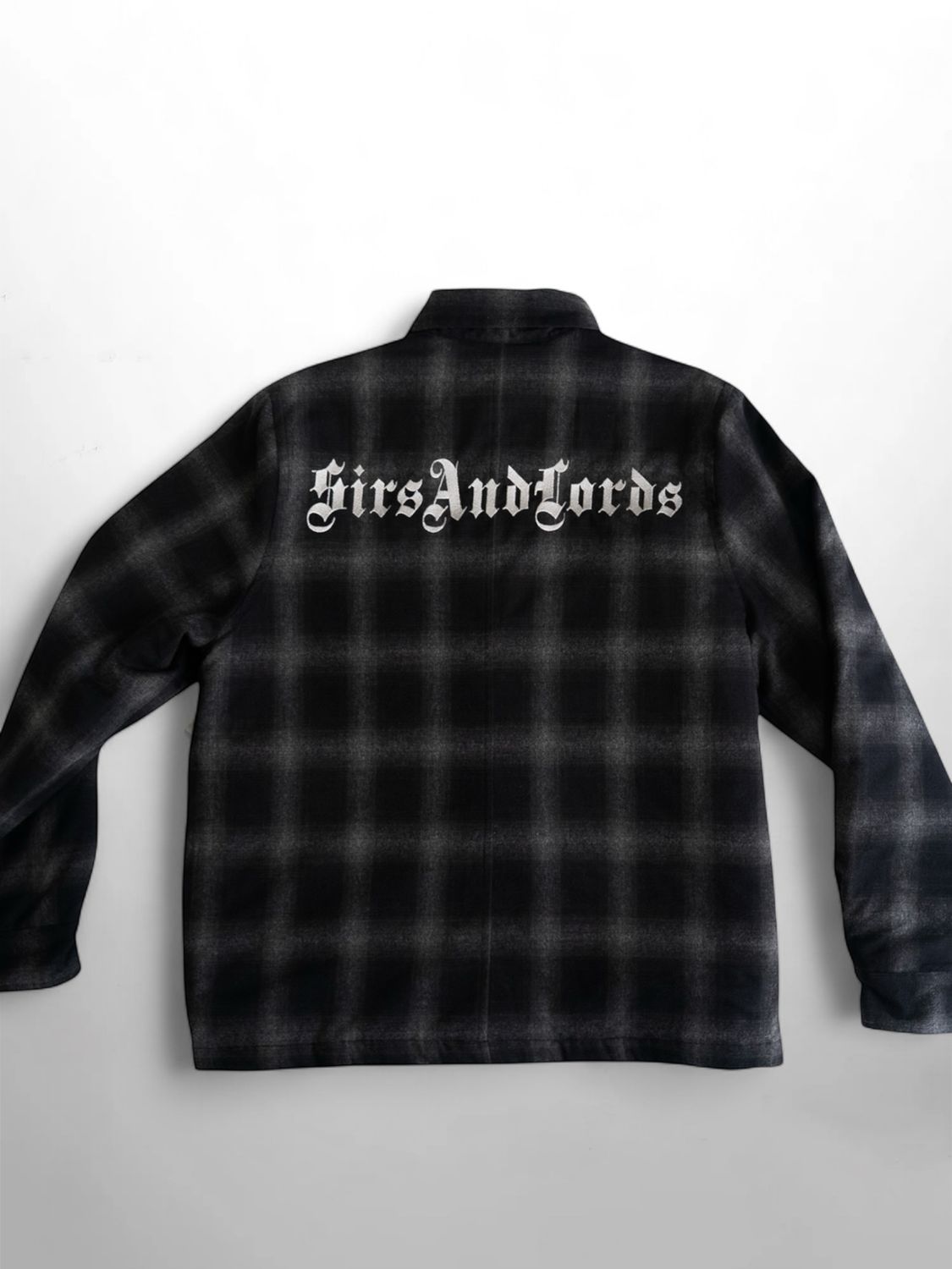 Japanese Flannel-​ Black and Gray