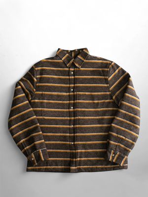 Japanese Flannel- Brown, Yellow and Beige