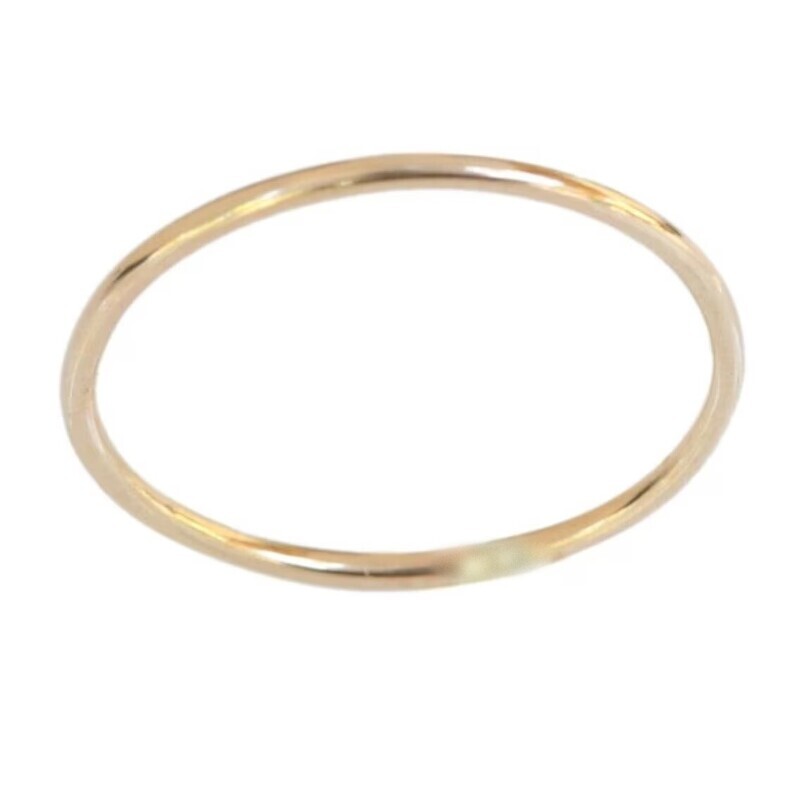 14k Gold Filled 1mm thin toe ring - Dina