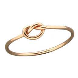Rose Gold Love Knot Wholesale Fitted Toe Ring - Sierra