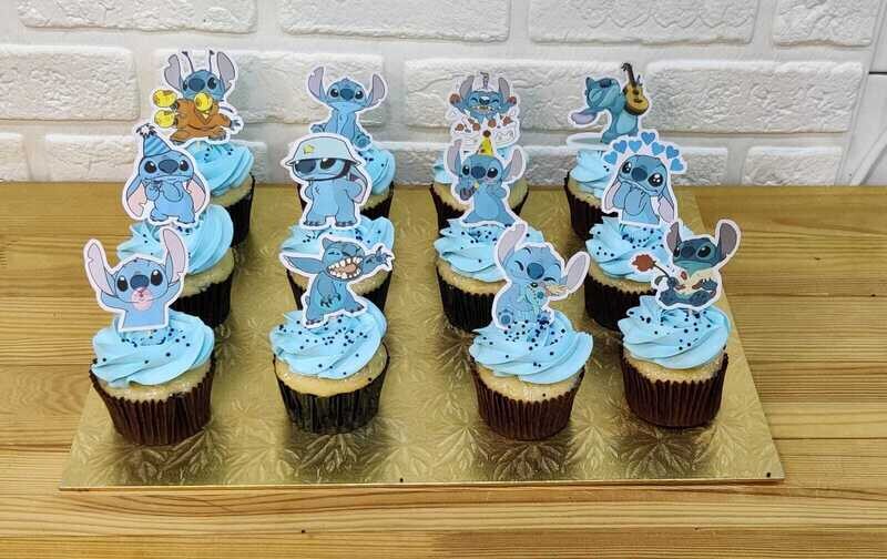 Stitch Cupcakes