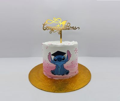 Stitch Graduation Cake 2