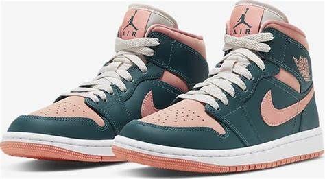 Nike Air Jordan 1 Mid Dark teal green