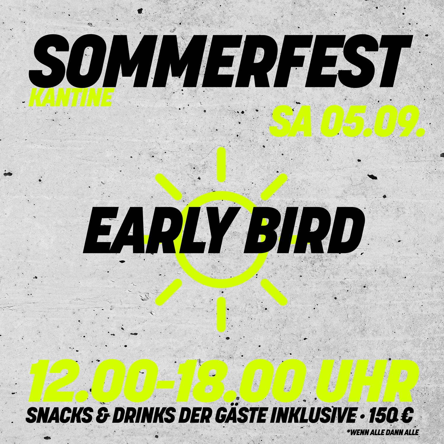 kantine.wtf SOMMERFEST 2026 *EARLYBirD* LIMITIERT