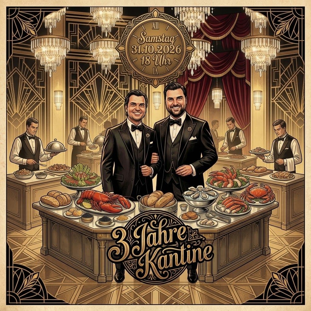 3 JAHRe KANTINE BEST OF 5 GANG MENÜ