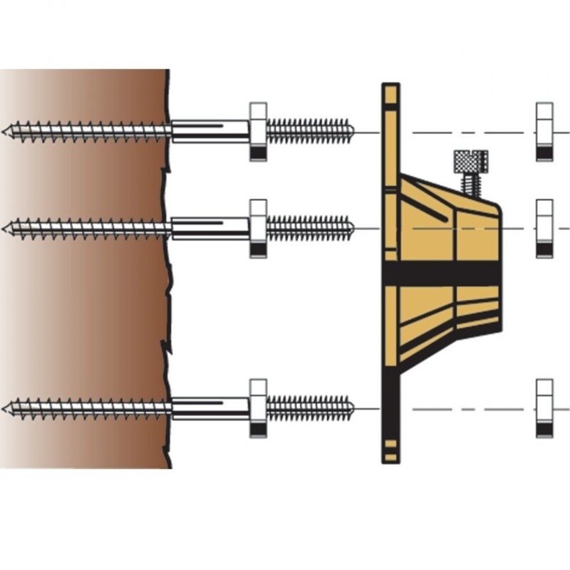 Cast Tree Mount SS Hanger Bolts (CTREEH1)