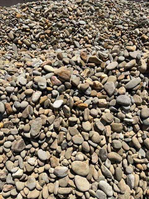 Newport River Rock 1"-2" (PICK UP OR DELIVERY ONLY)