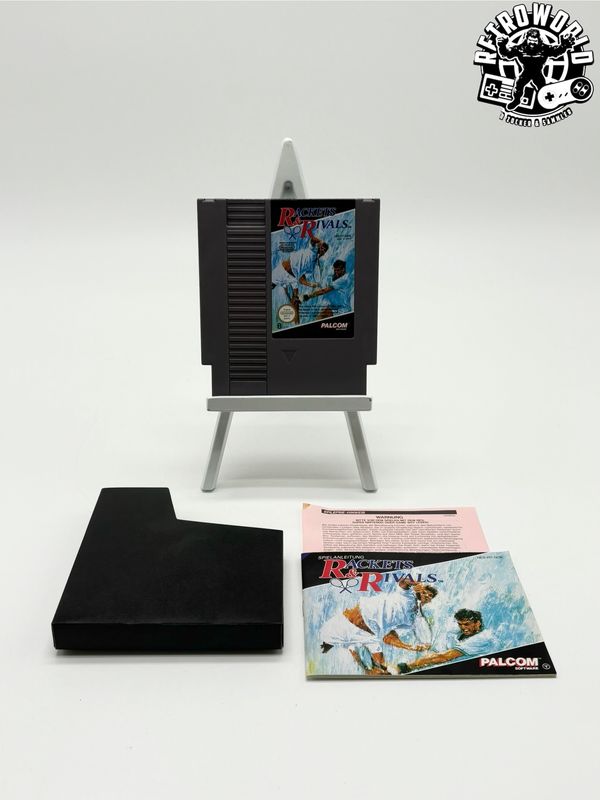 NES Spiel Rackets & Rivals mit Anleitung und Hülle