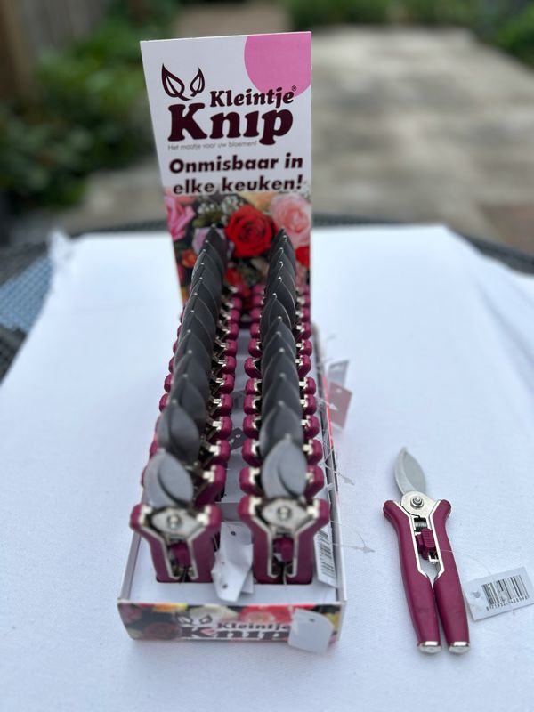 Kleintje knip bloemenschaar display 24 stuks