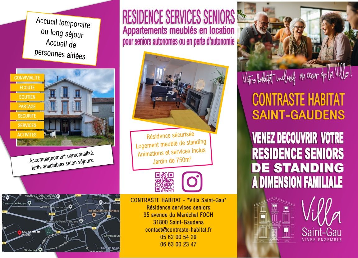 LOCATION Studio - 19m² en Résidence séniors à Saint-Gaudens