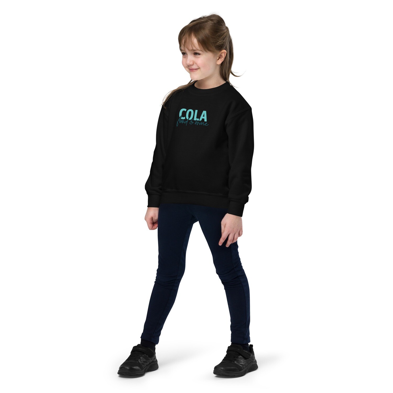 Cola Food & Wine Youth Crewneck Sweatshirt