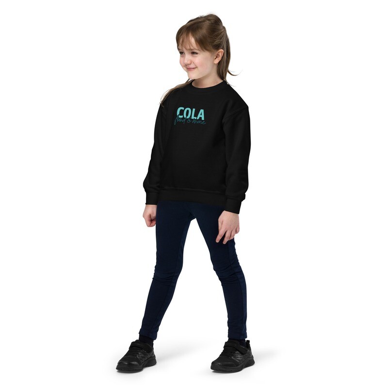 Cola Food & Wine Youth Crewneck Sweatshirt