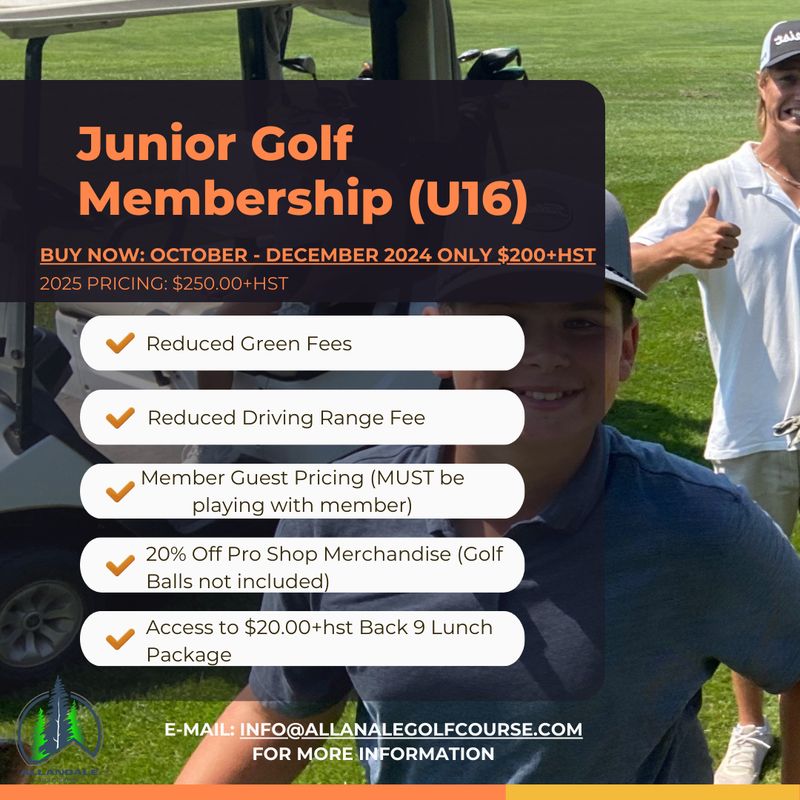 2025 Junior Golf Membership