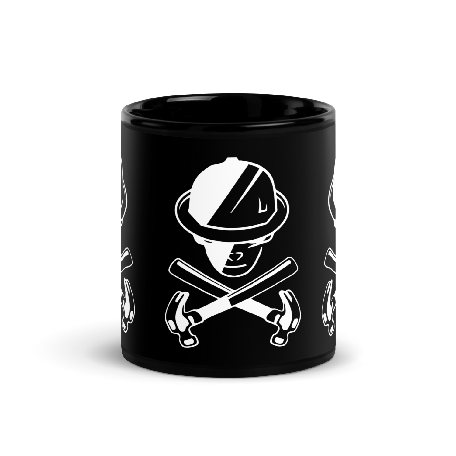 LADDER LIFE Black Glossy Mug